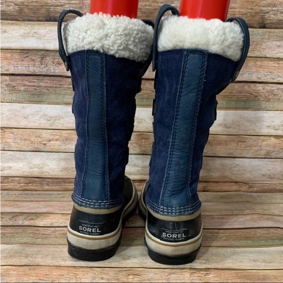 Sorel Joan of Arctic Blue Navy Waterproof Boot - Picture 8 of 11